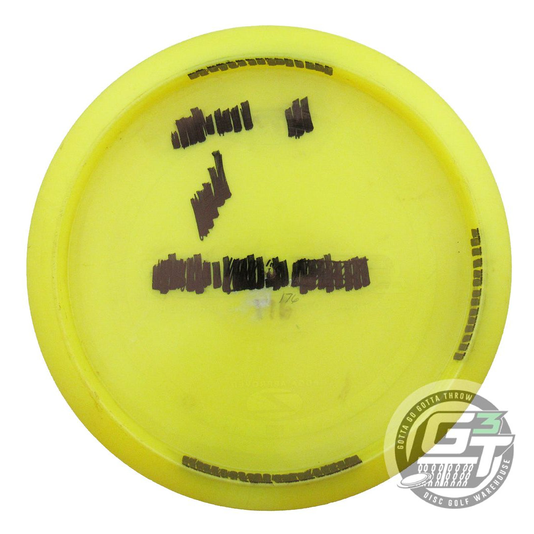 USED Discraft Z Stalker 176g Yellow White Stamp PFN Fairway Driver Golf Disc