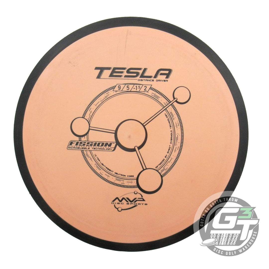 USED MVP Disc Sports Fission Tesla 164g Peach Distance Driver Golf Disc