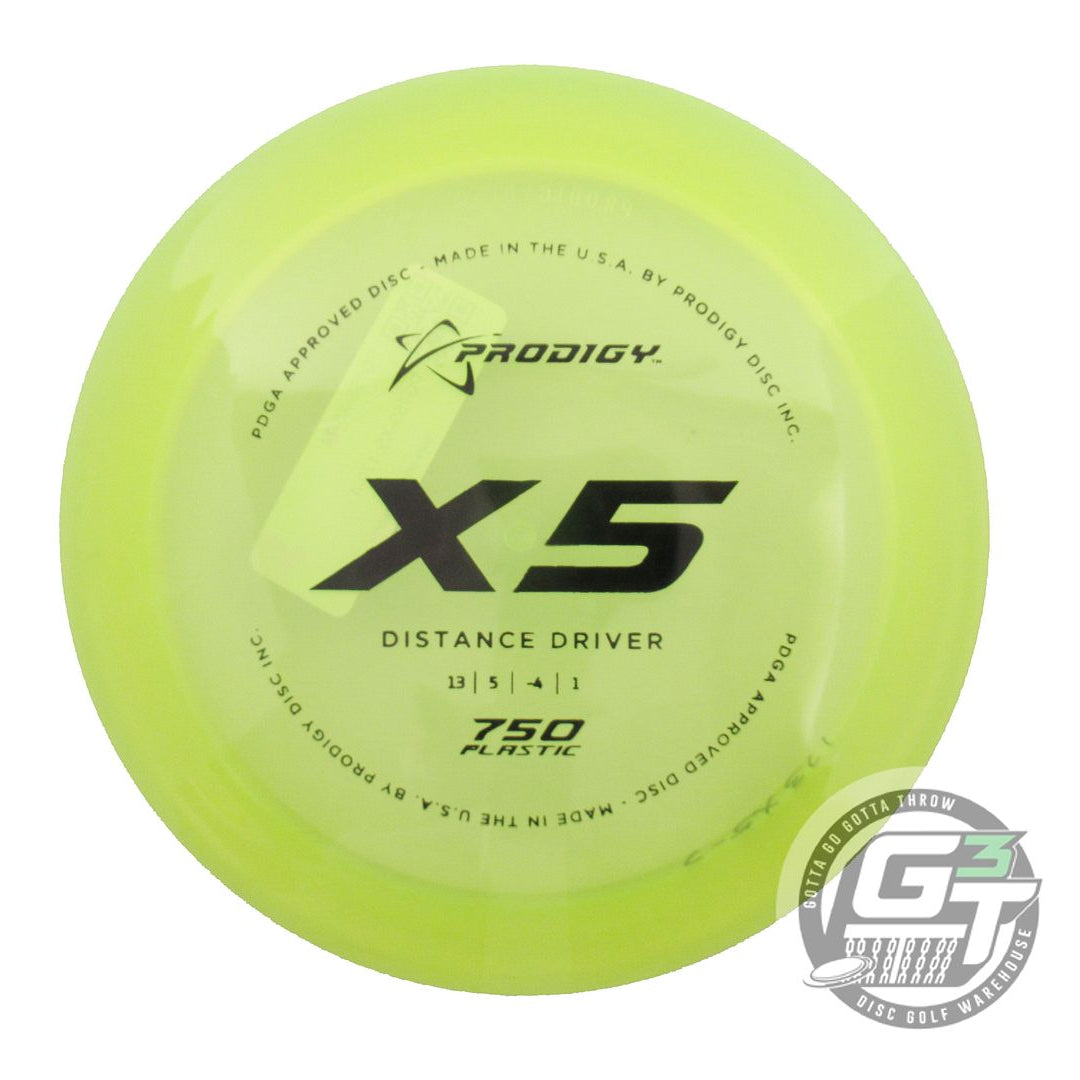 Prodigy 750 Series X5 Distance Driver Golf Disc (Individually Listed)