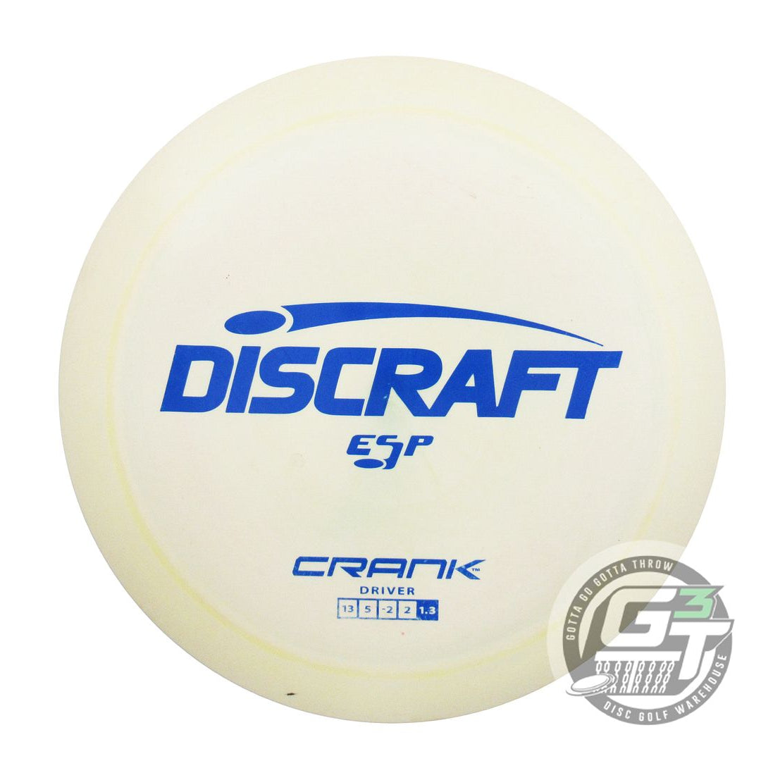 USED Discraft ESP Crank 168g Yellow Blue Stamp Distance Driver Golf Disc