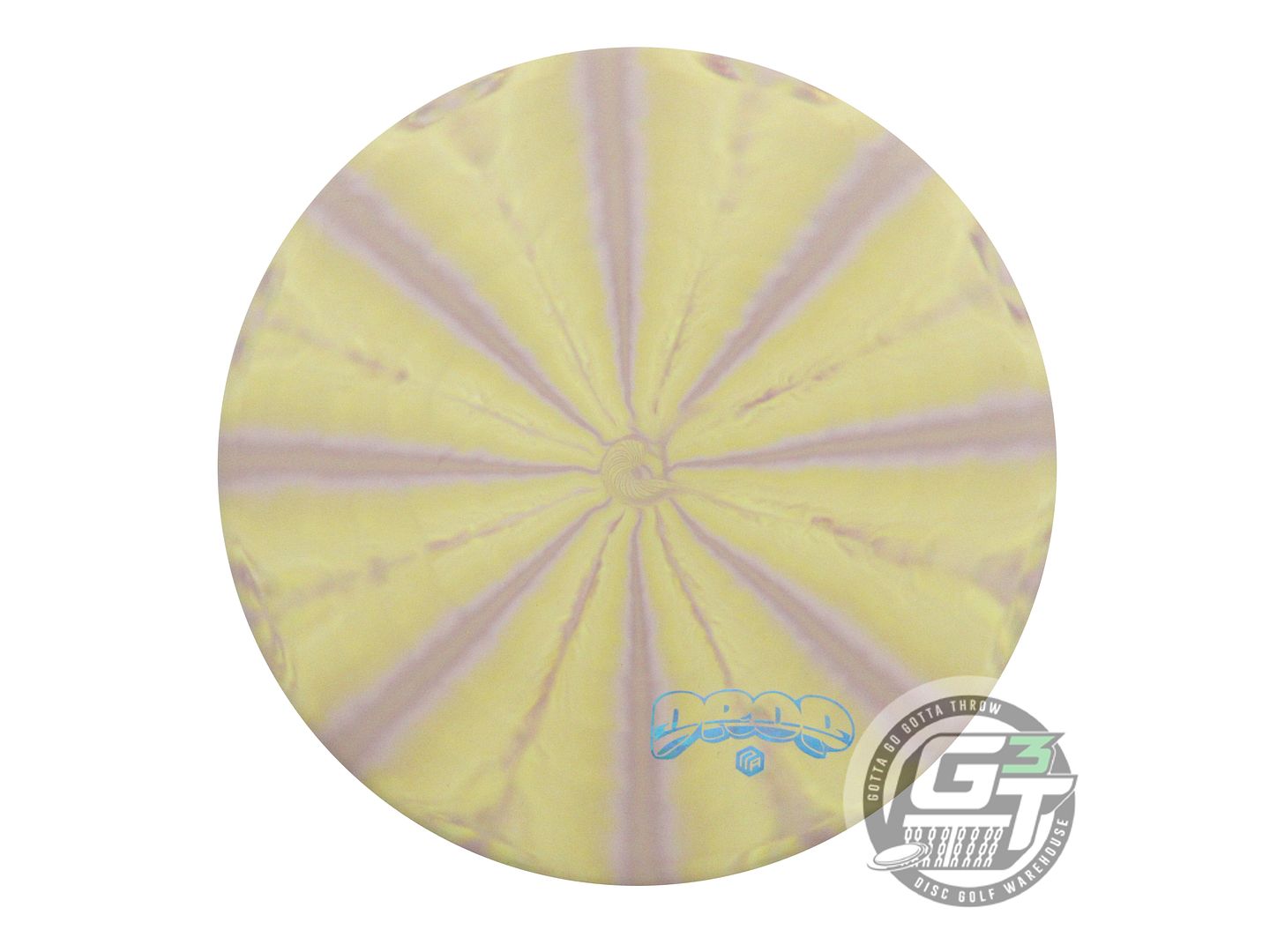 NOS DiscMania Swirl P-Line Flex 2 Drop 176g Yellow-Lilac Putter Disc