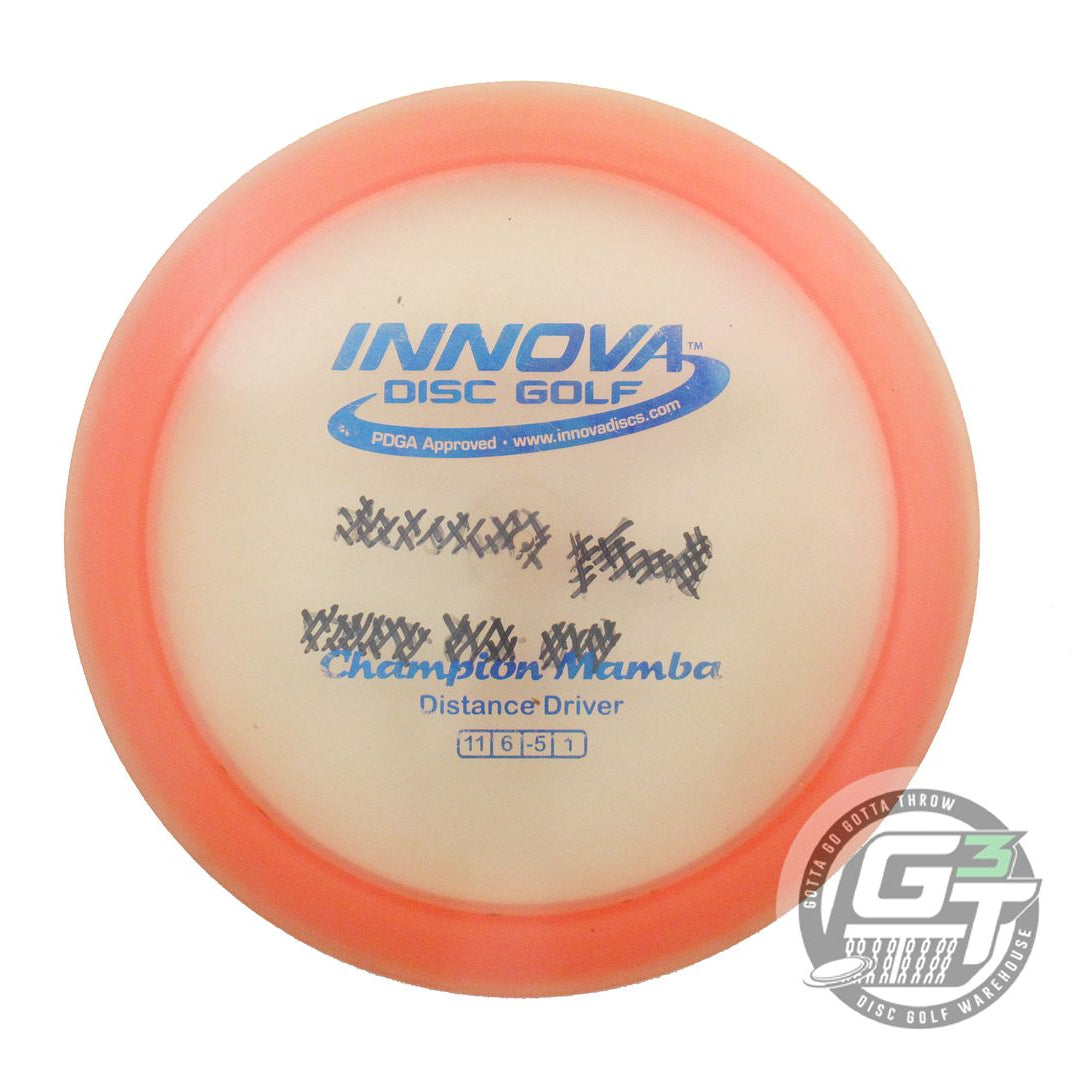 USED Innova Champion Mamba 175g Pink Blue Foil Distance Driver Golf Disc