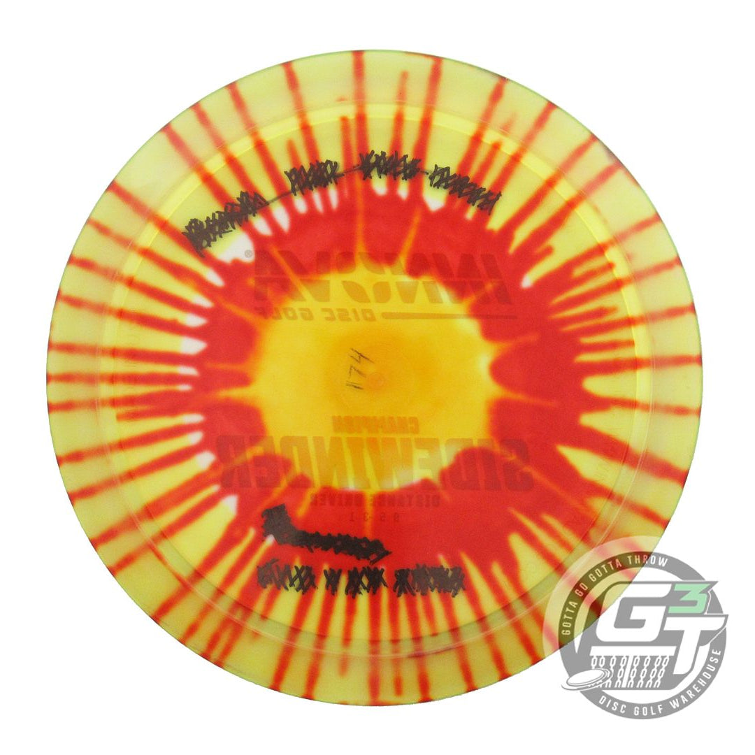 USED Innova I-DYE Champion Sidewinder 174g Yellow Burst Distance Driver Disc