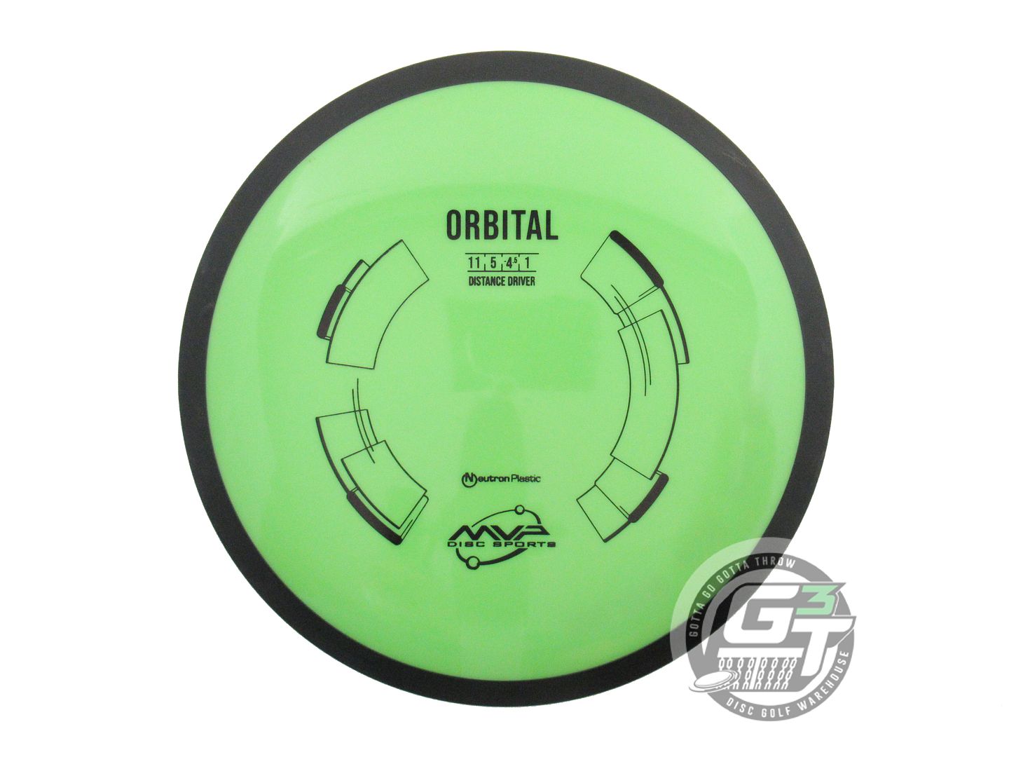 USED MVP Disc Sports Neutron Orbital 162g Lime Distance Driver Golf Disc