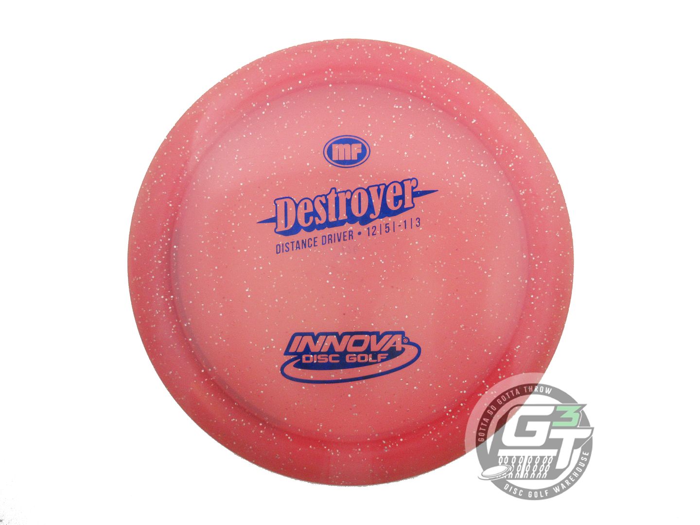 USED Innova Metal Flake Champion Destroyer 176g Pink Distance Driver Golf Disc