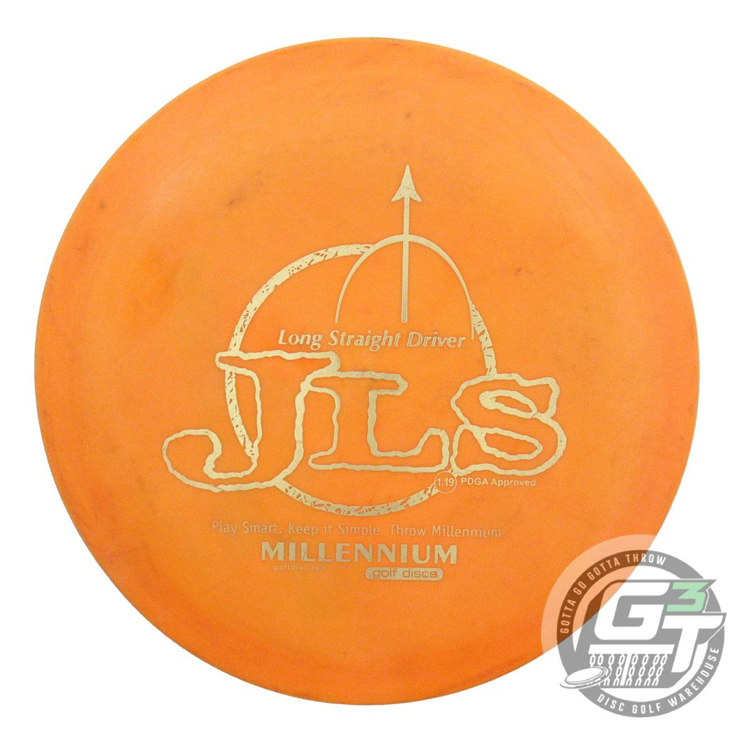 USED Millennium Standard JLS 172g Orange Gold Foil Fairway Driver Golf Disc