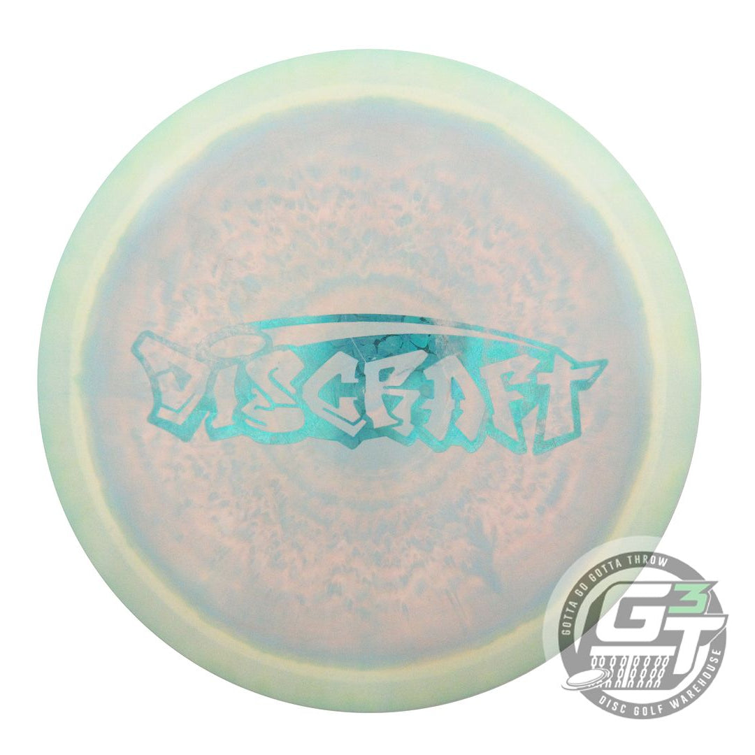 USED Discraft GRAFFITI ESP Thrasher 173g Lime-Blue-Peach Distance Driver Disc
