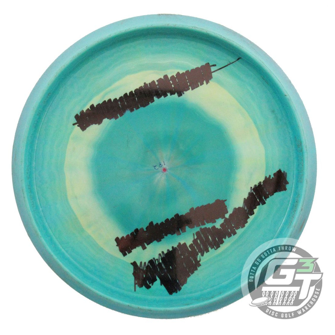 USED Discraft ESP Buzzz OS 180g Teal Maroon Stamp Midrange Golf Disc