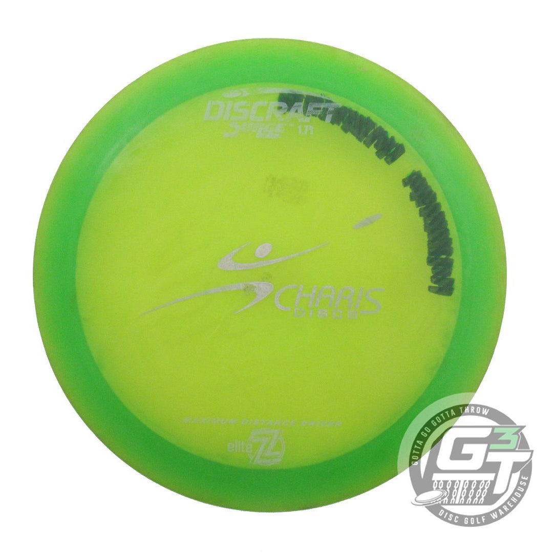 USED Discraft Elite Z Surge 171g Green White Stamp PFN Distance Driver Golf Disc