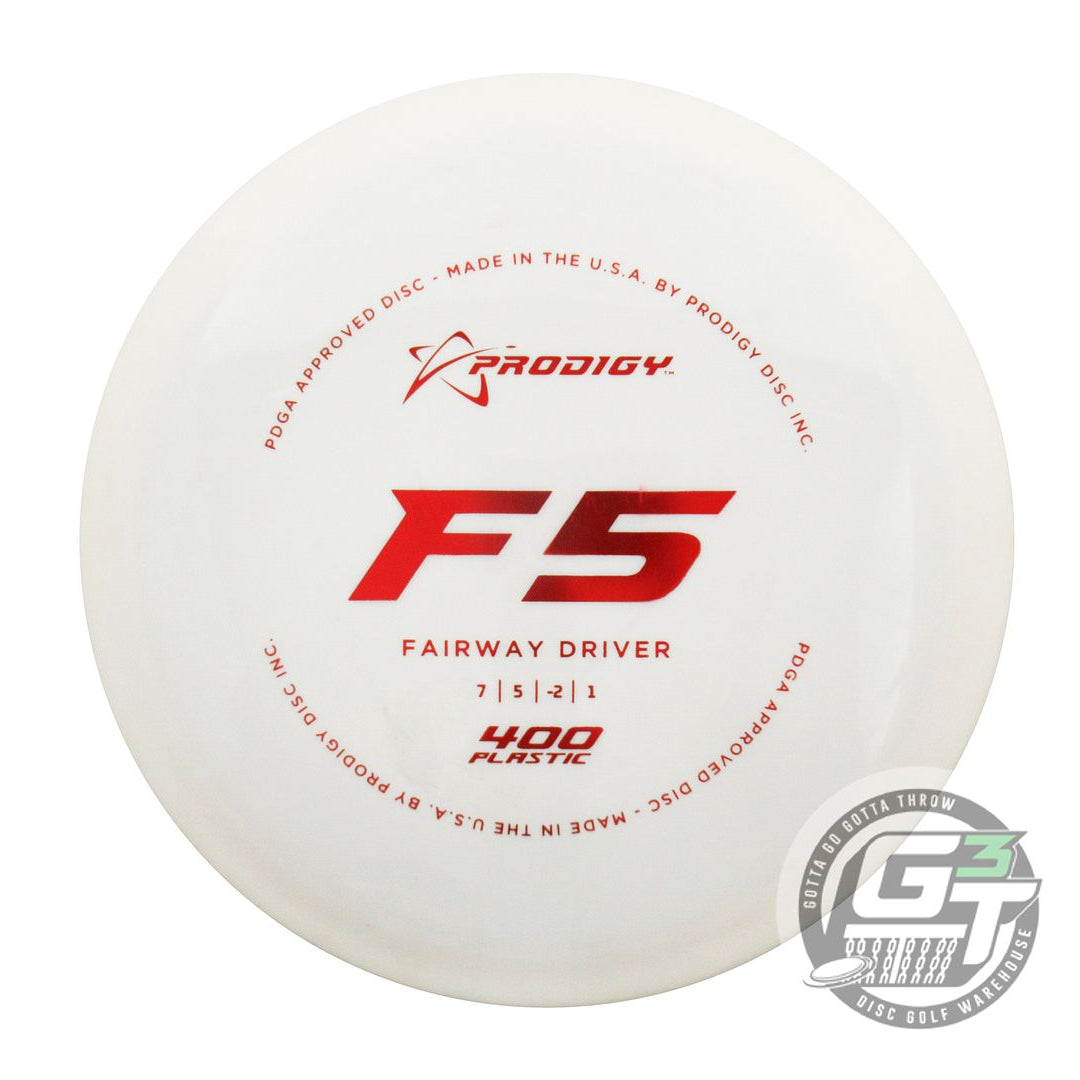 USED Prodigy Discs 400 F5 173g White Red Foil Fairway Driver Golf Disc