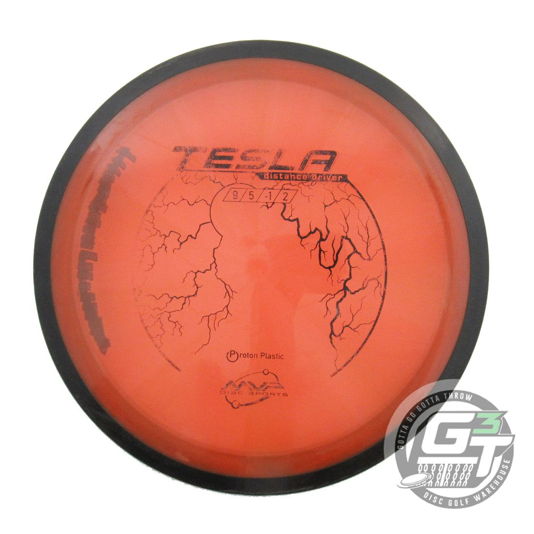 USED MVP Disc Sports Proton Tesla 167g Orange Distance Driver Golf Disc