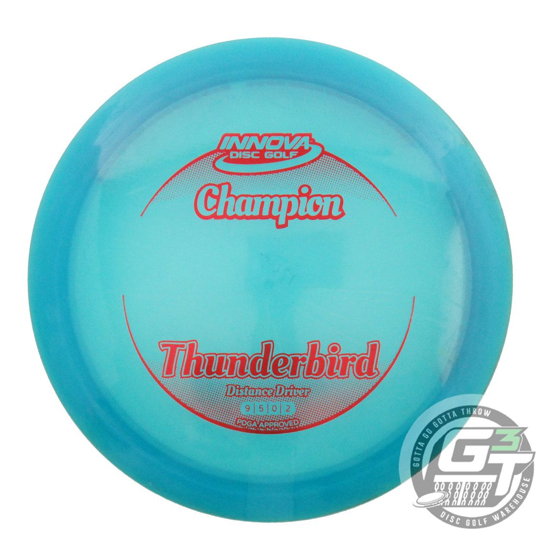 USED Innova Champion Thunderbird 176g Teal Red Foil Distance Driver Golf Disc