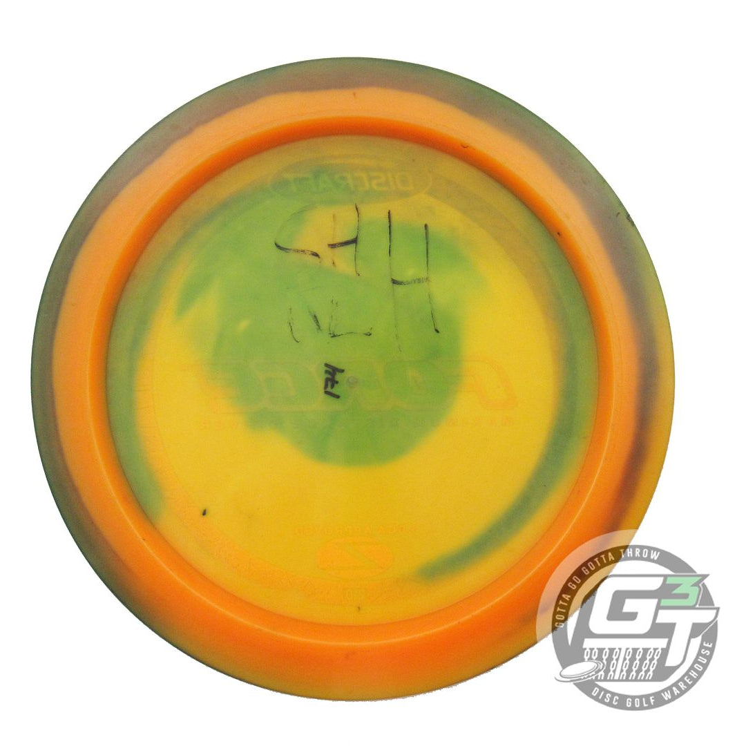 USED Discraft Z Force 174g Orange HOME DYED Distance Driver Golf Disc