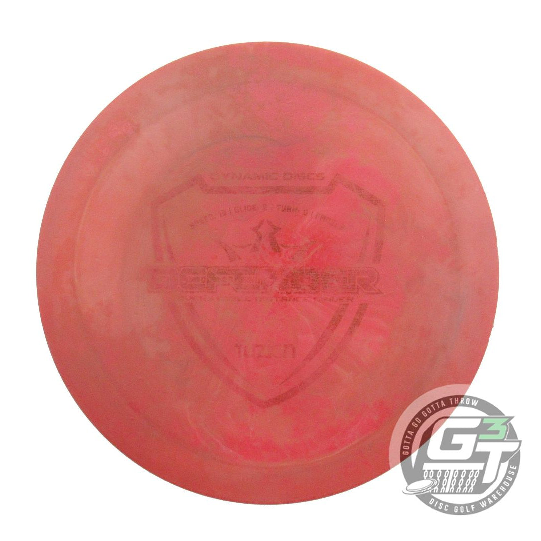 USED Dynamic Discs Fuzion Defender 172g Red Wiped Stamp Distance Driver Disc