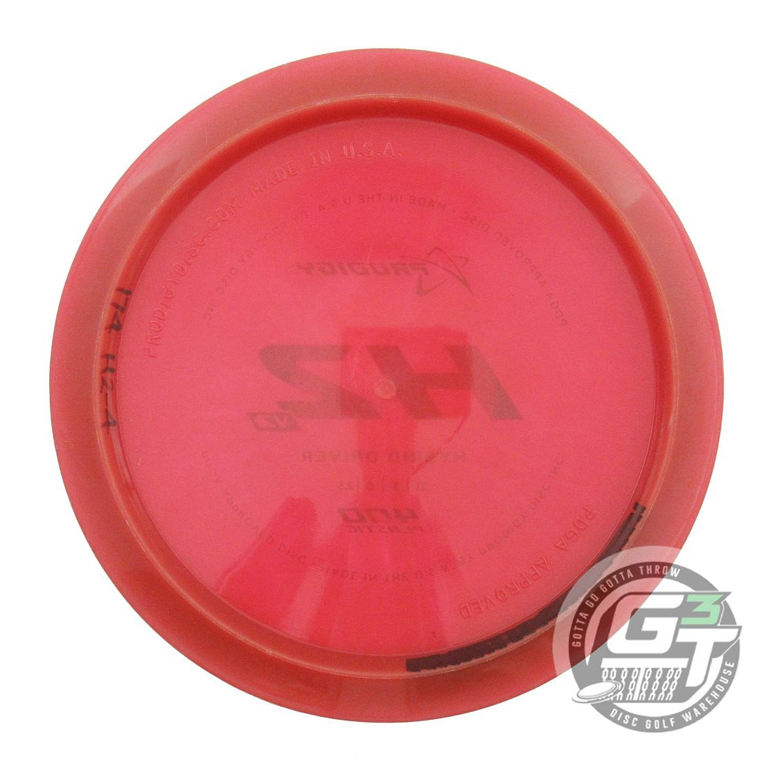 USED Prodigy Discs 400 H2 V2 174g Red Blue Star Foil Hybrid Driver Golf Disc