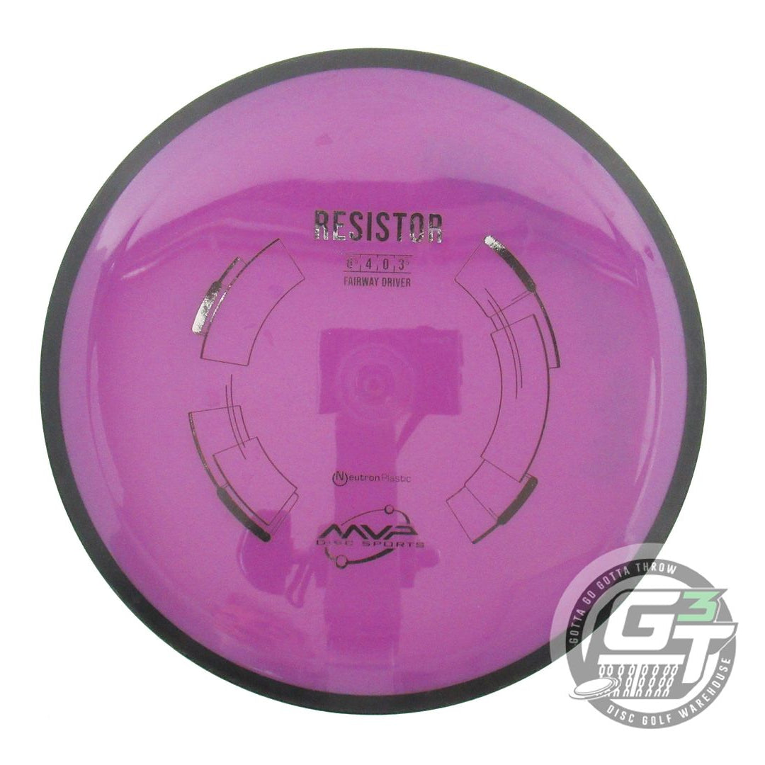 USED MVP Disc Sports Neutron Resistor 166g Purple Fairway Driver Golf Disc