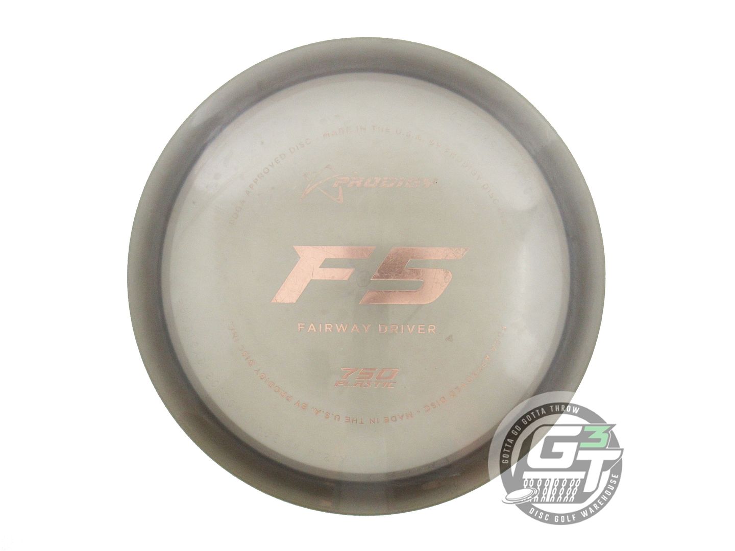 USED Prodigy Discs 750 F5 176g Gray Silver Foil Fairway Driver Golf Disc
