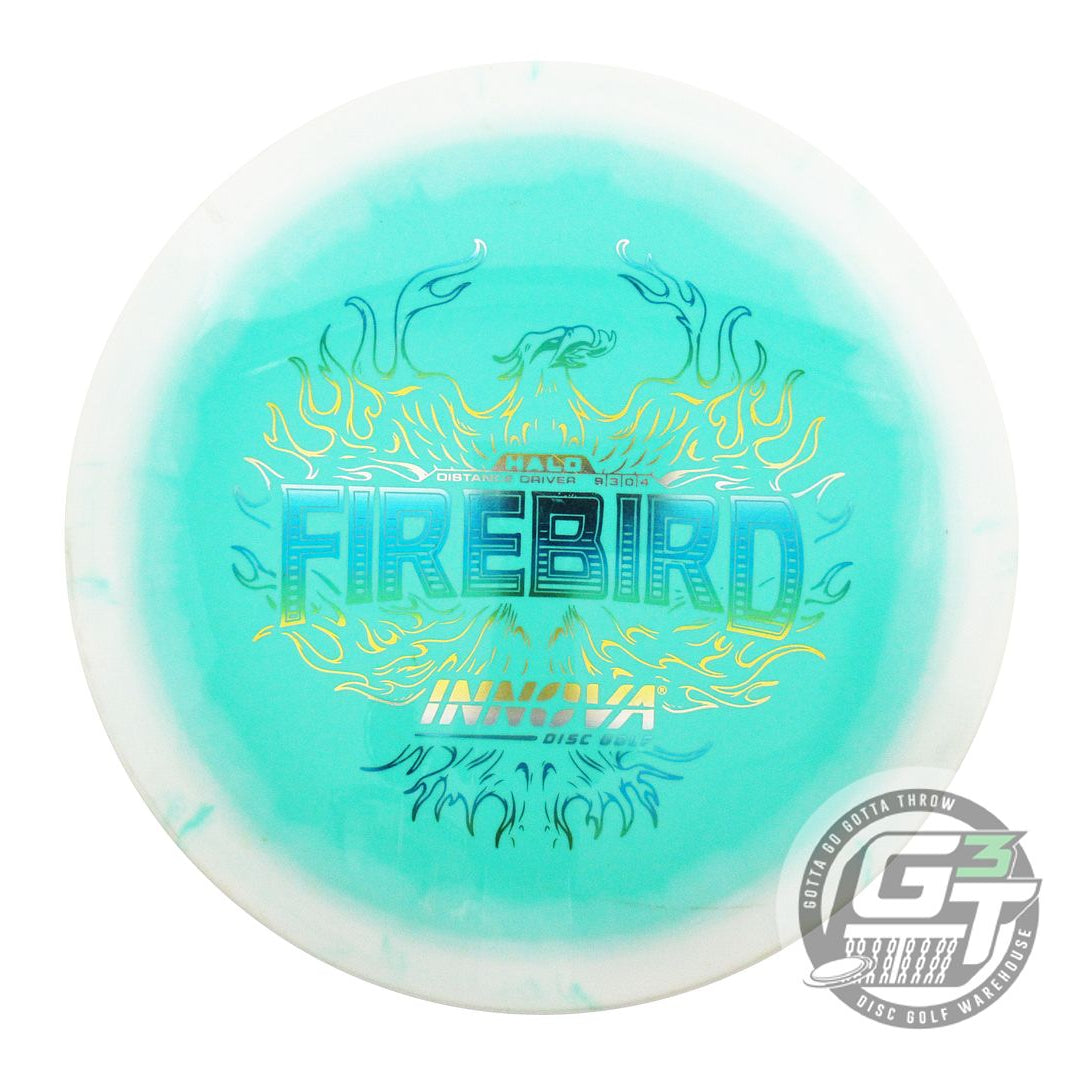 USED Innova Halo Star Firebird 174g White-Seafoam Distance Driver Golf Disc