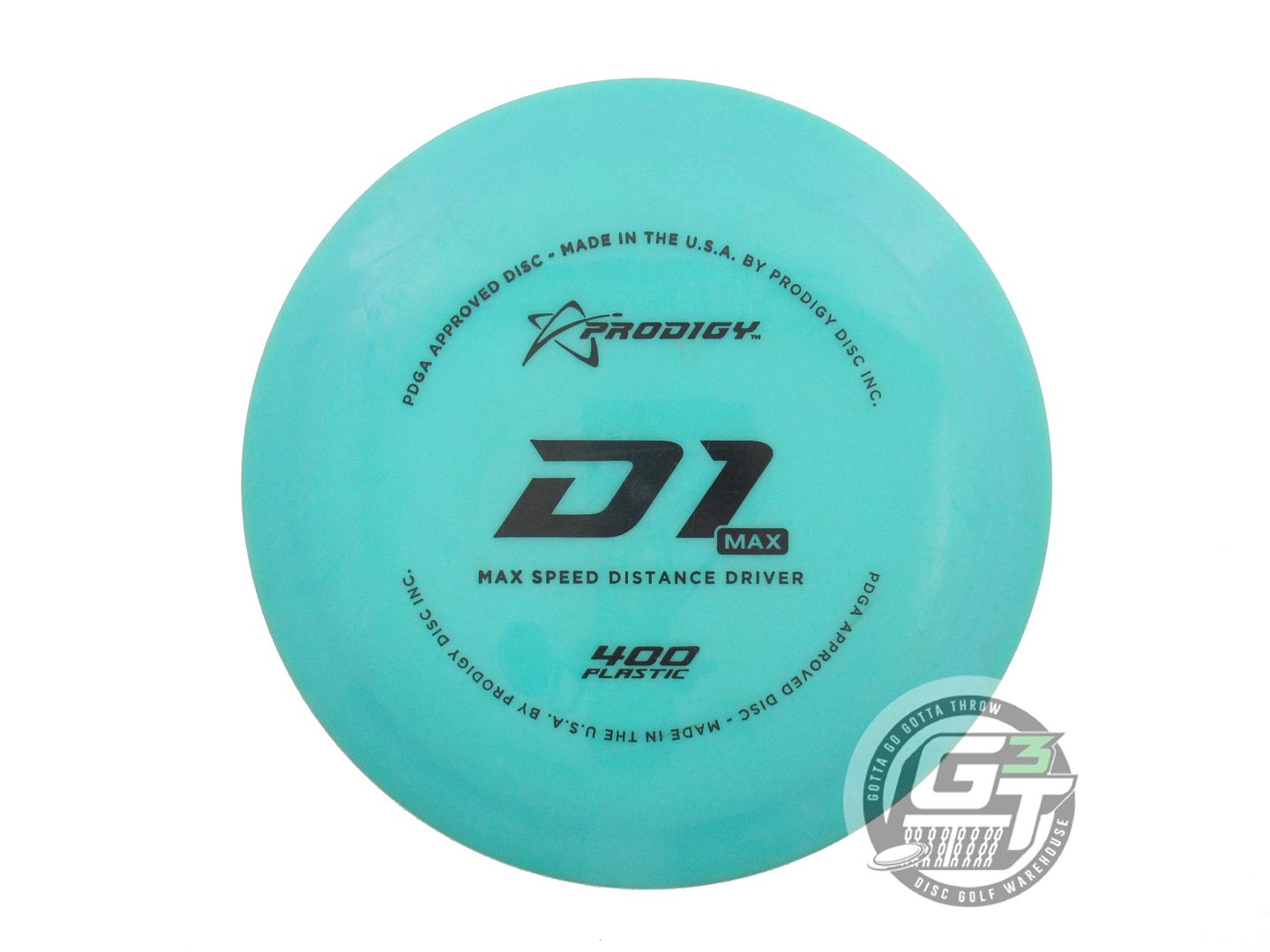 USED Prodigy Discs 400 D1 Max 174g Teal Black Stamp CHALKY Distance Driver Disc