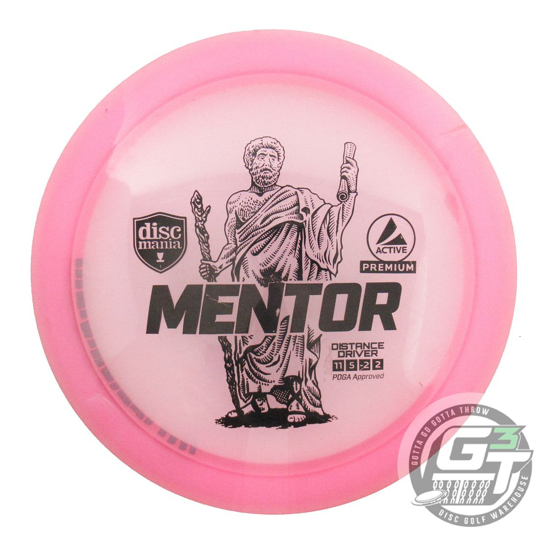 USED DiscMania Active Premium Mentor 173g Pink Black Stamp Distance Driver Disc