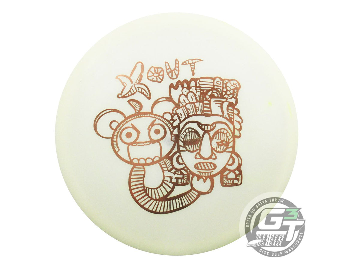 USED Infinite X-OUT Glow C-Blend Anubis 180g White Broze Foil Midrange Golf Disc