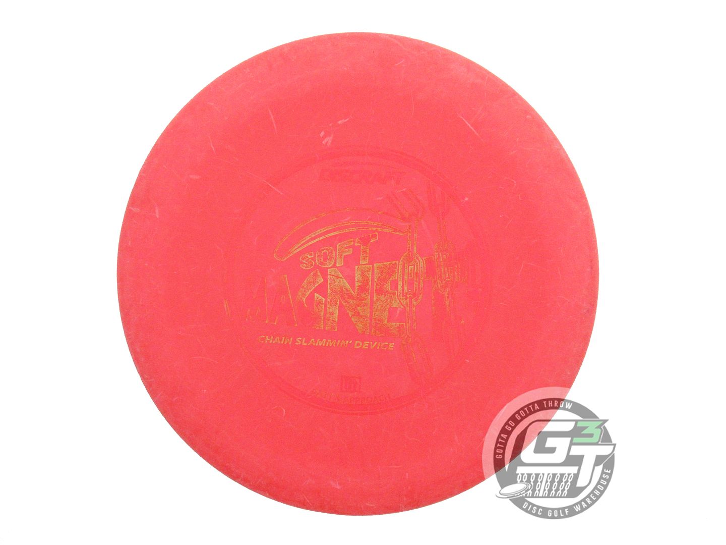 USED Discraft Pro D Soft Magnet 175g Red Gold Holo Foil Putter Golf Disc