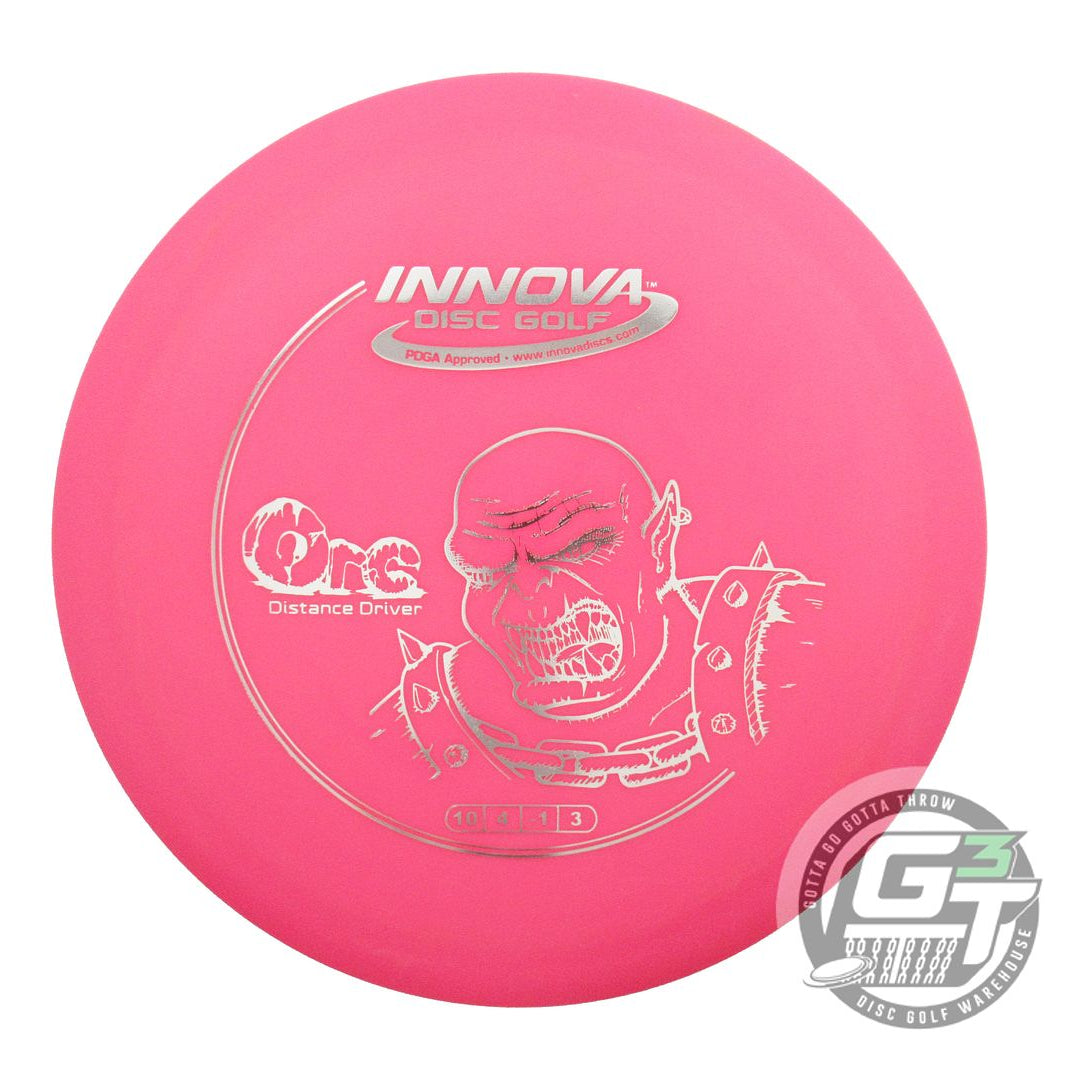 USED Innova DX Orc 175g Pink Silver Foil Distance Driver Golf Disc