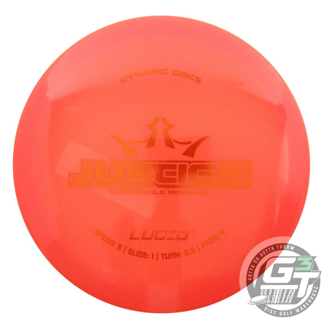 Dynamic Discs Lucid Justice Midrange Golf Disc (Individually Listed)