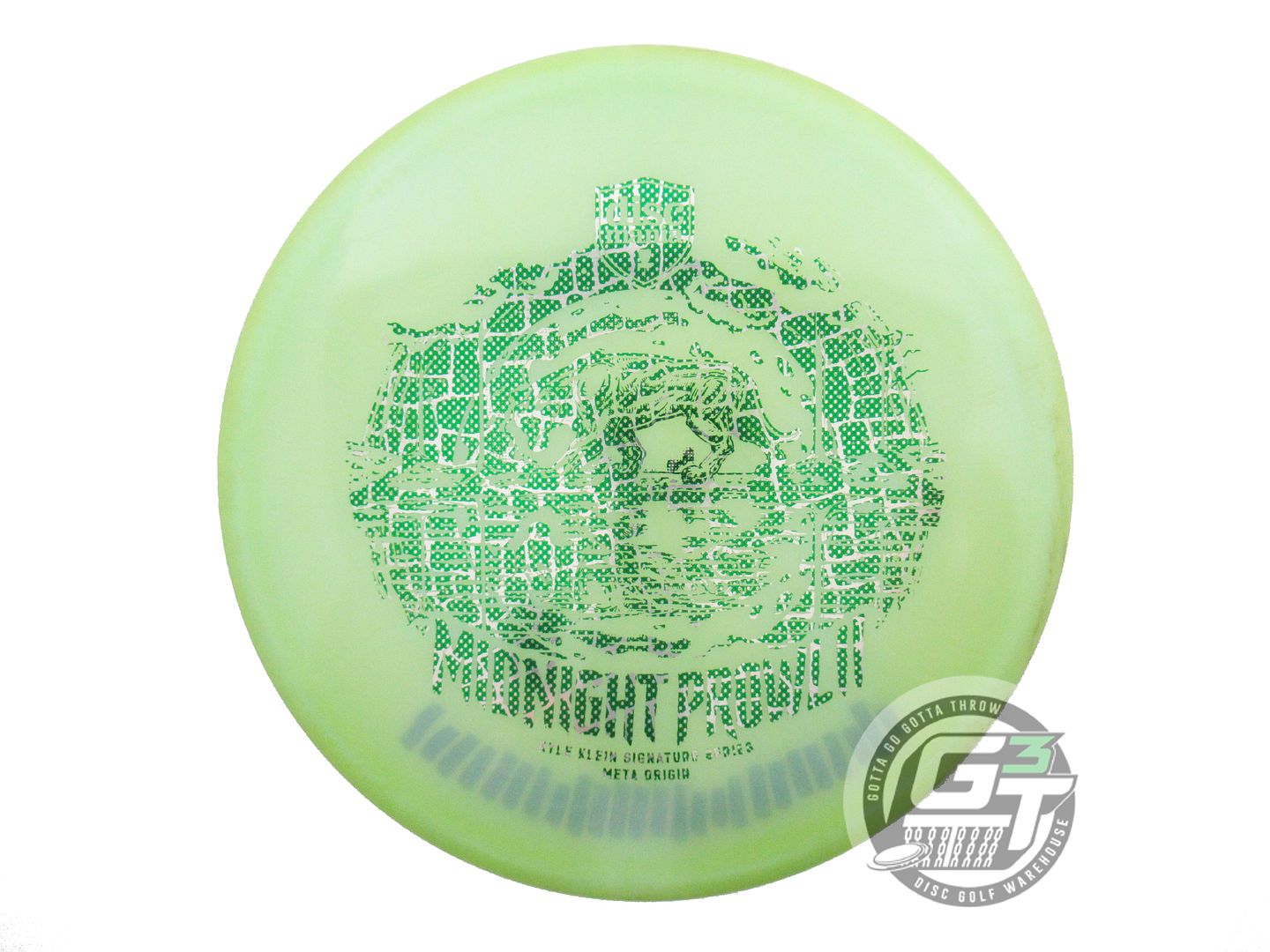 USED DiscMania MIDNIGHT PROWL 2 Meta Origin 174g Lime Midrange Golf Disc