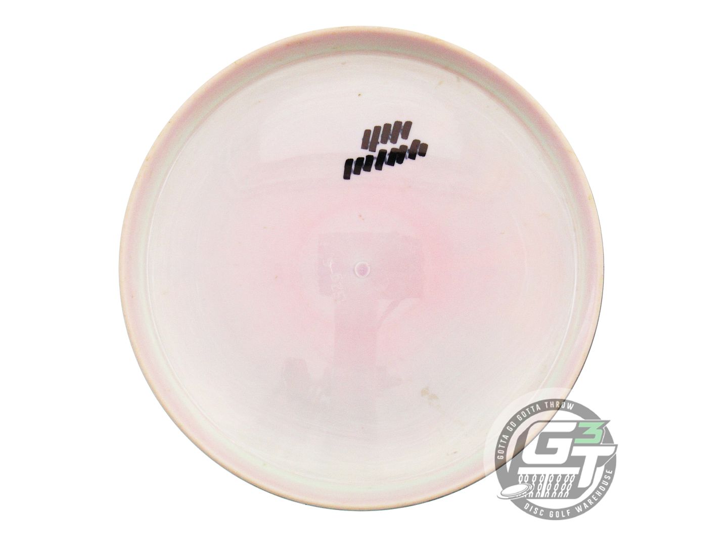 USED MVP Disc Sports Neutron Soft Glitch 152g Lt. Pink-Cream Putter Disc