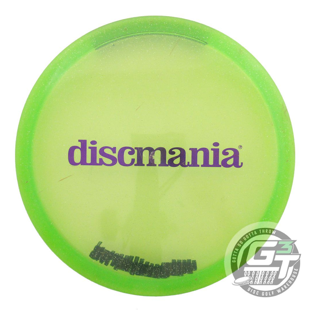 USED DiscMania BAR STAMP Metal Flake C-Line MD3 177g Lime Midrange Golf Disc