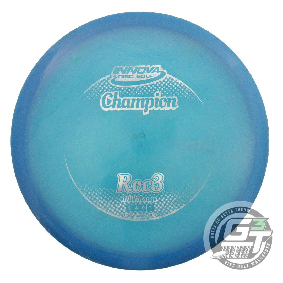 USED Innova Champion Roc3 169g Blue Silver Foil Midrange Golf Disc