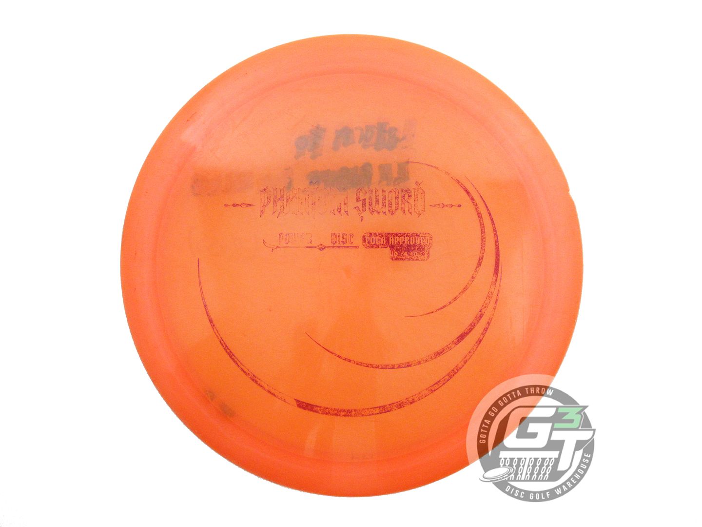 USED Innova PHANTOM SWORD Champion PD 174g Orange Distance Driver Golf Disc