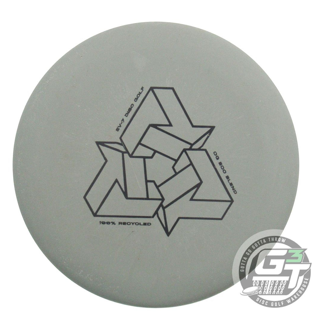 USED EV-7 OG Eco Blend Penrose 179g Gray Black Stamp Putter Golf Disc