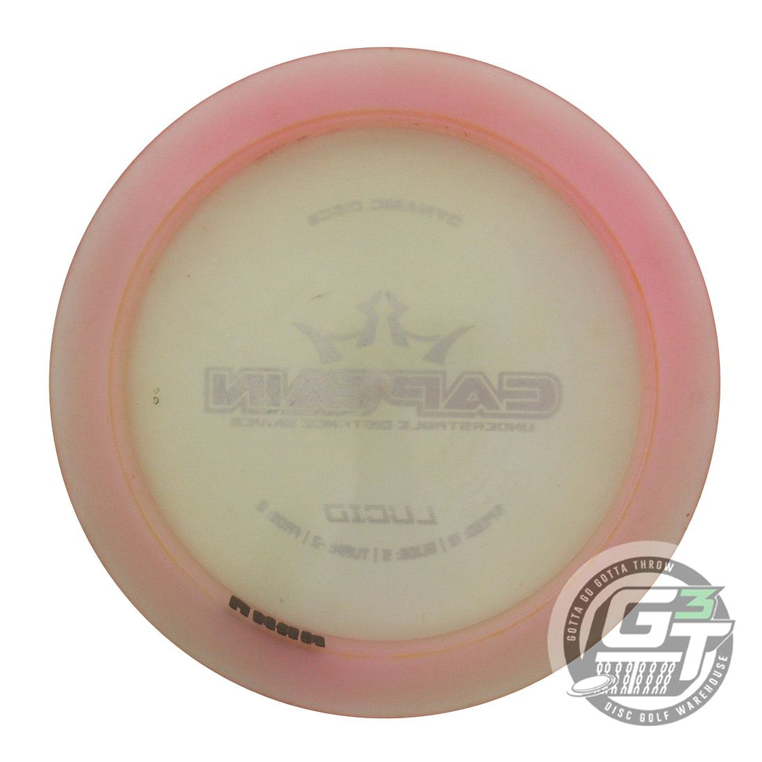 USED Dynamic Discs Lucid Captain 175g Lt. Pink Silver Stamp Distance Driver Disc