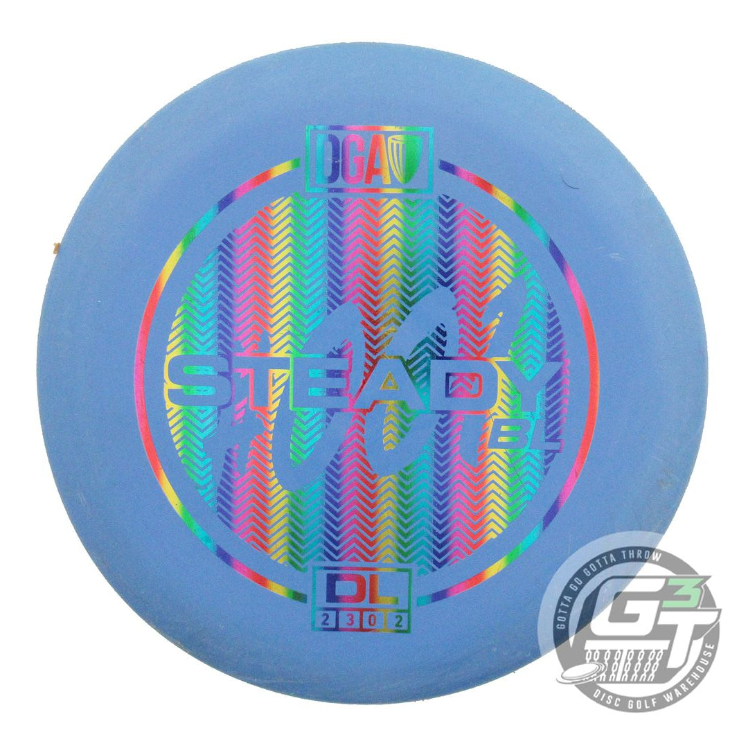 USED DGA D-Line Steady BL 172g Blue Rainbow Foil Putter Golf Disc