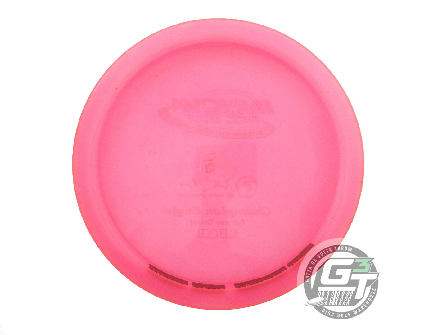USED Innova Champion Eagle 174g Pink Silver Weave Foil Fairway Driver Golf Disc