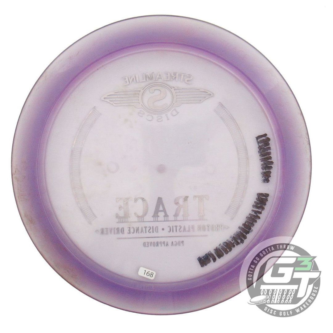 USED Streamline Discs Proton Trace 168g Purple Distance Driver Golf Disc