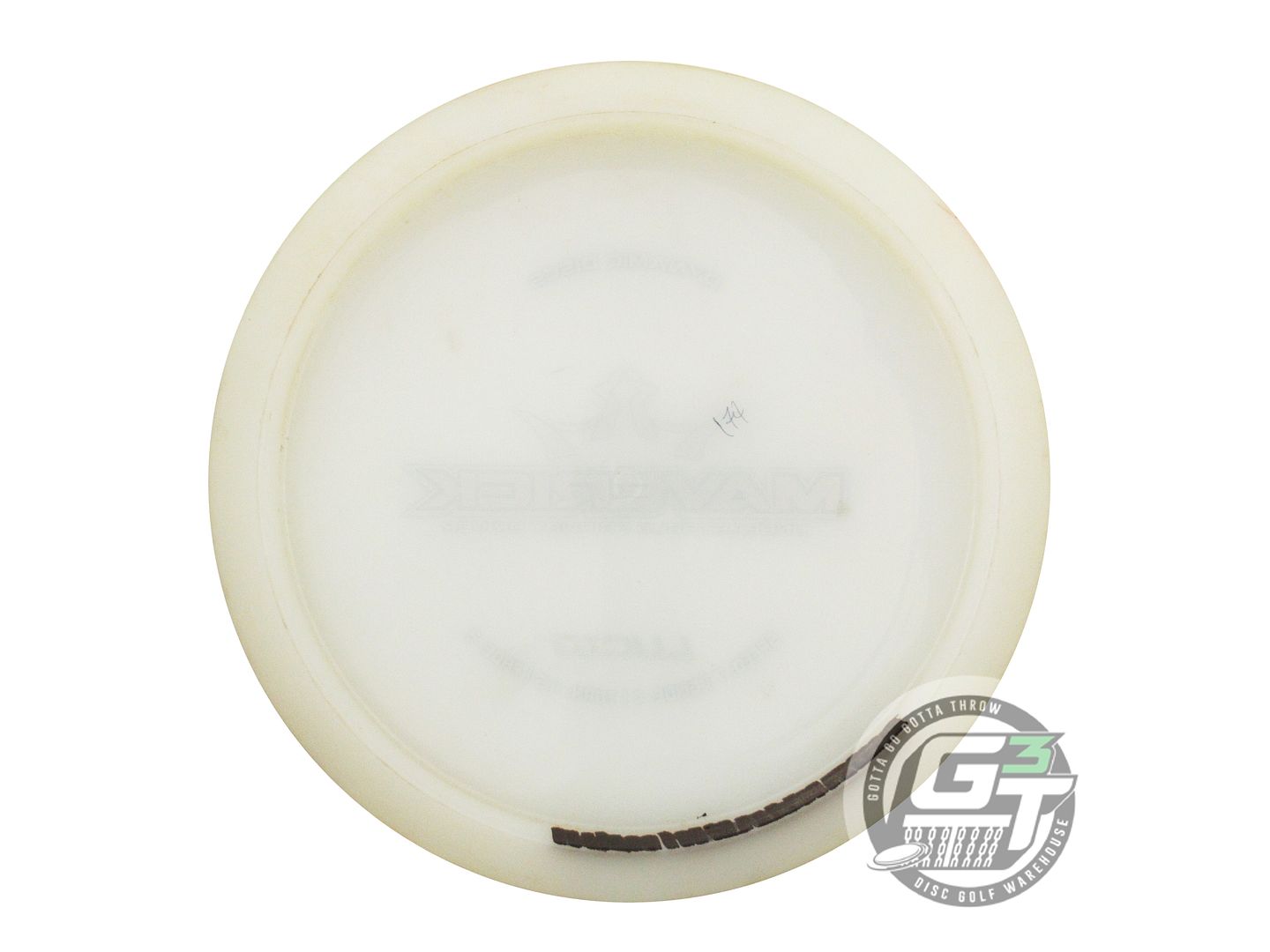 USED Dynamic Discs Lucid Maverick 174g White Teal Foil Distance Driver Golf Disc