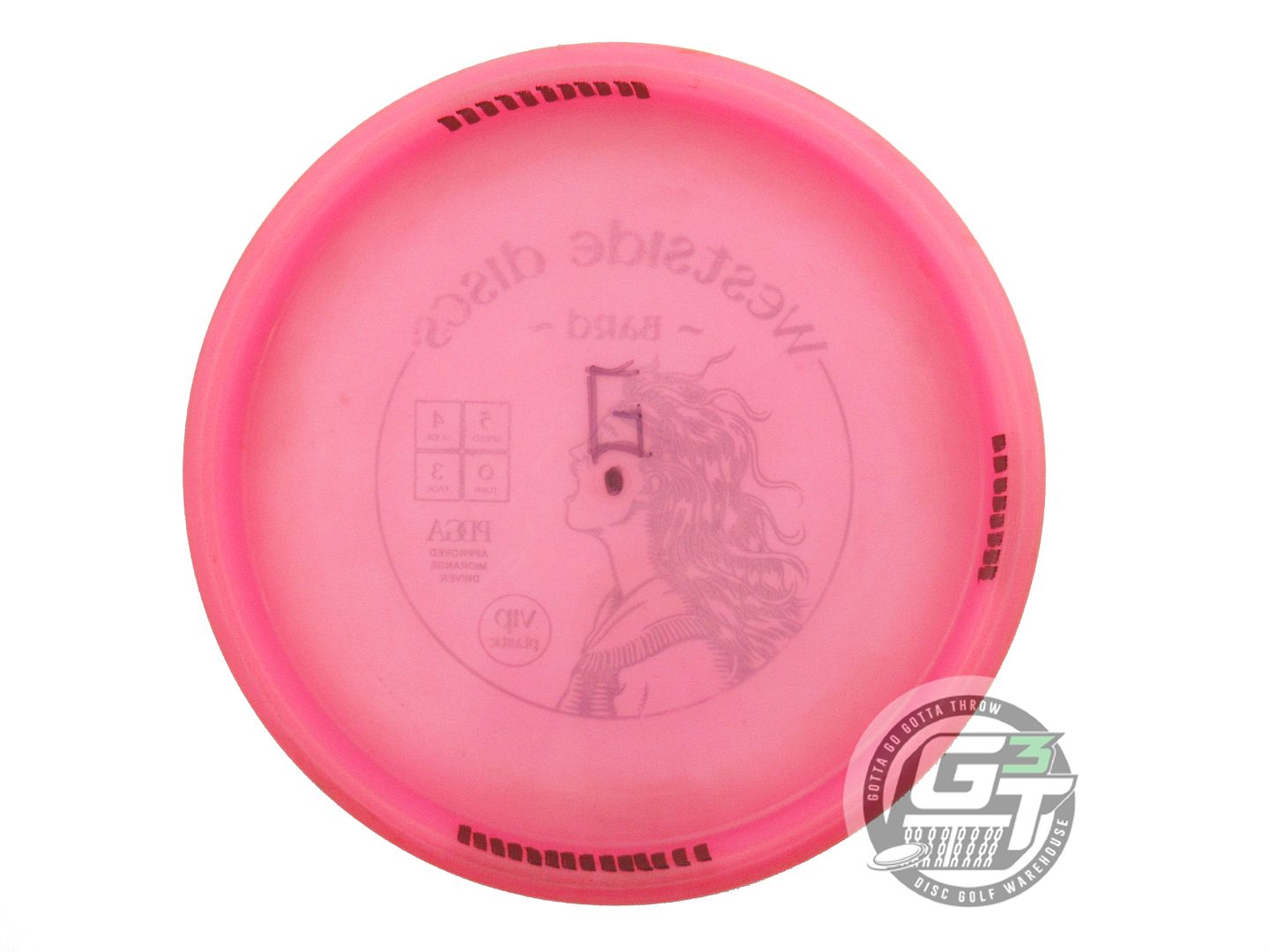 USED Westside Discs VIP Bard 171g Pink Blue Foil Midrange Golf Disc