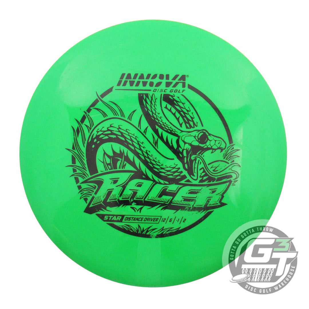 USED Innova Star Racer 171g Green Black Stamp Distance Driver Golf Disc