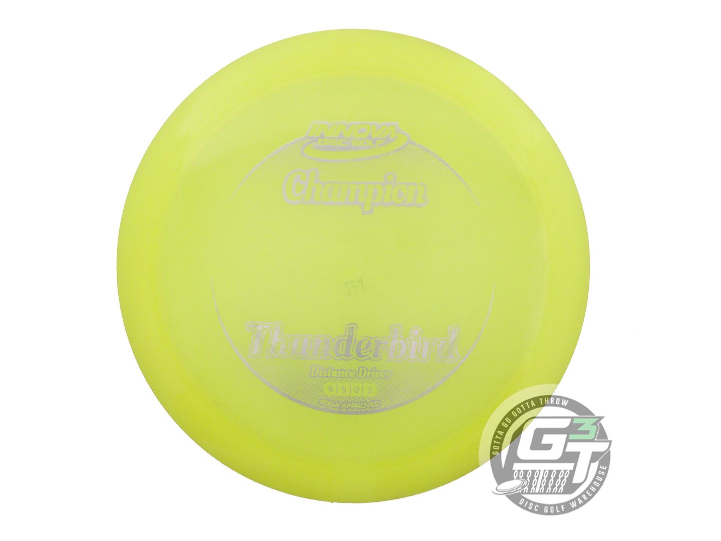 USED Innova Champion Thunderbird 172g Yellow Silver Foil Distance Driver Disc