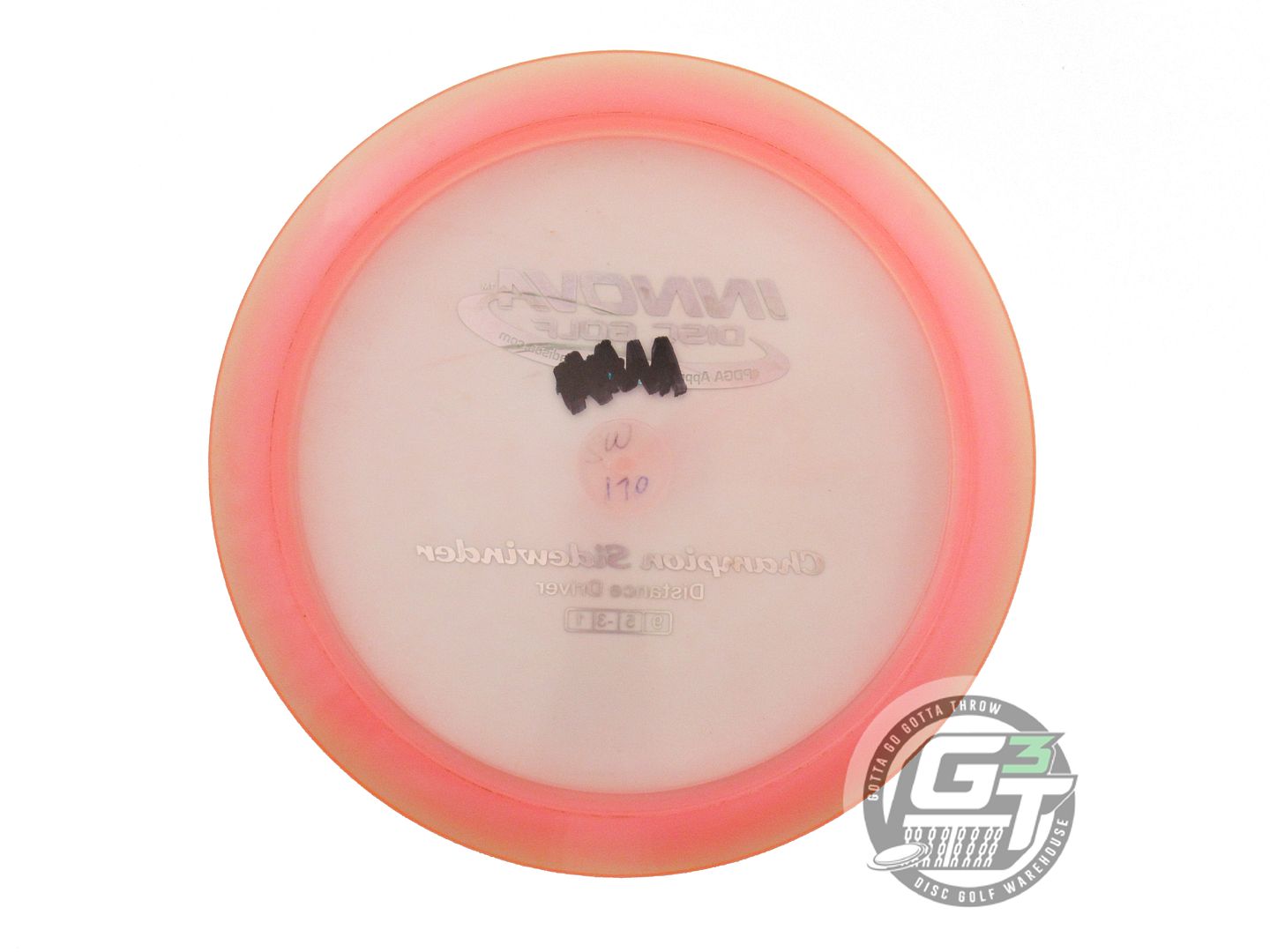 USED Innova Champion Sidewinder 170g Pink Green Foil Distance Driver Golf Disc