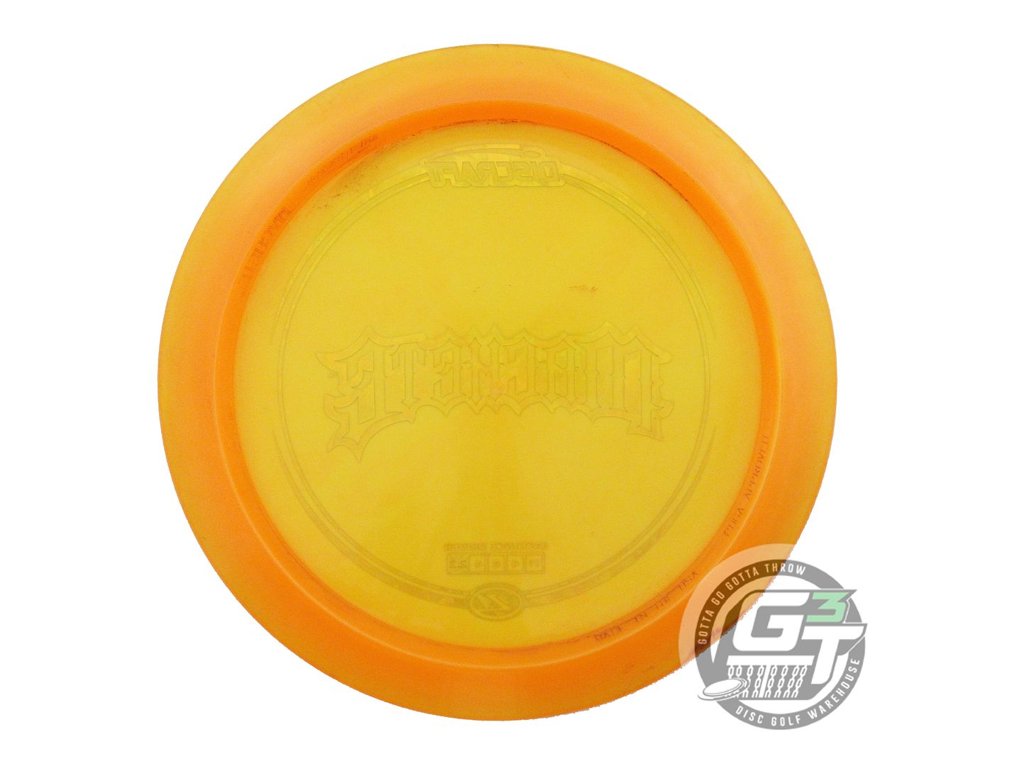 USED Discraft Z Machete 176g Marigold Sunset Shatter Distance Driver Golf Disc