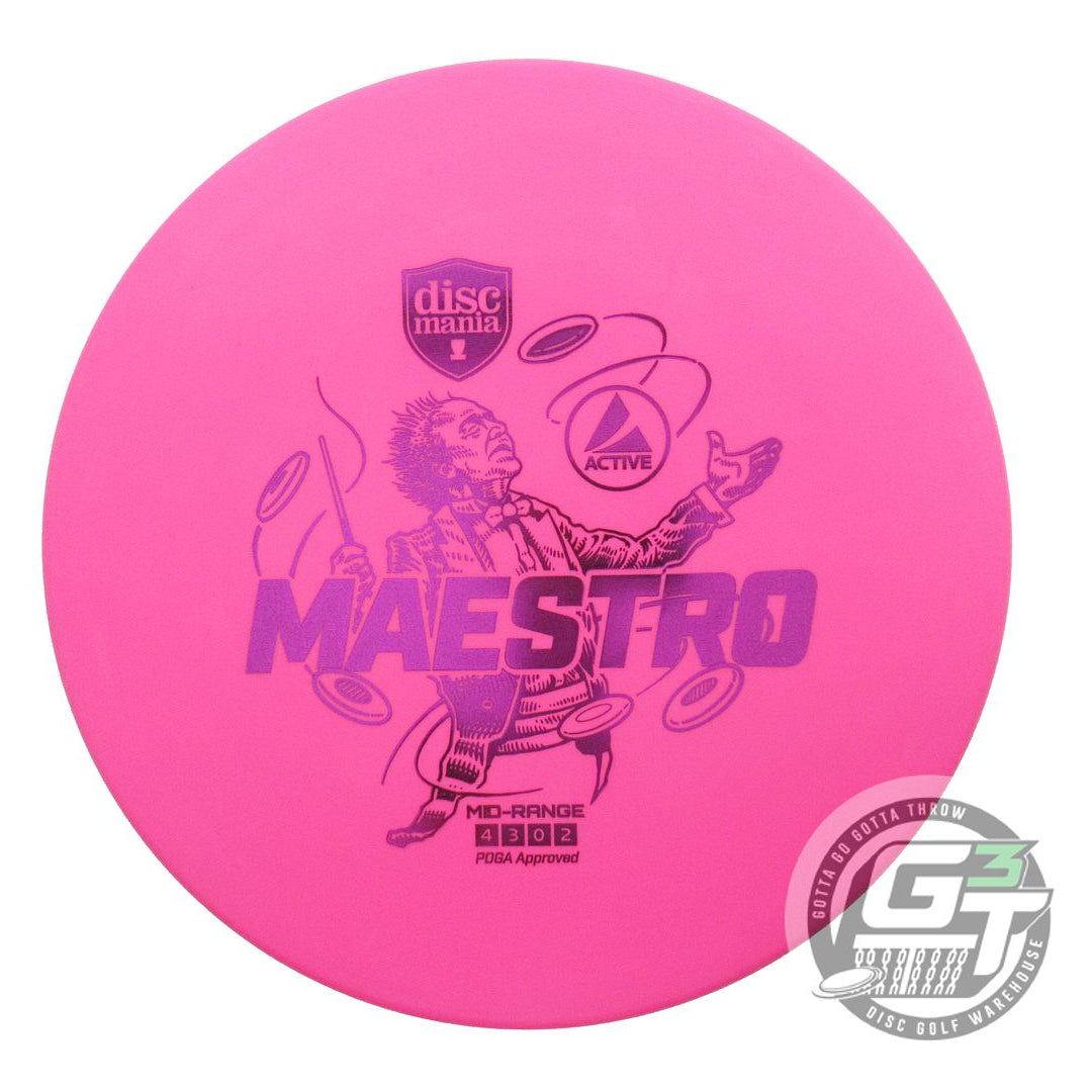 Discmania Active Base Maestro Midrange Golf Disc (Individually Listed)