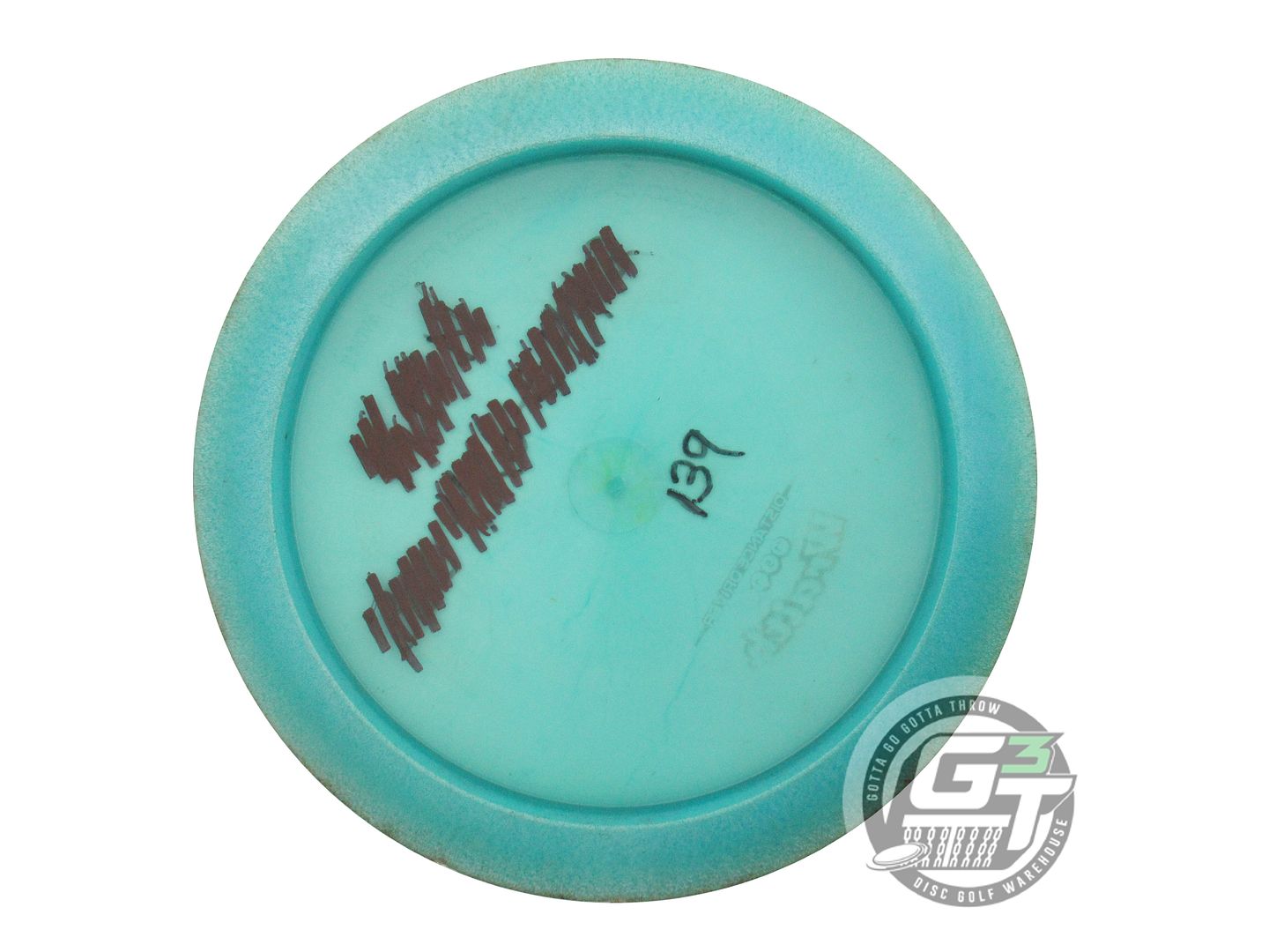 USED Innova Blizzard Wraith 139g Teal Wiped Stamp Distance Driver Golf Disc