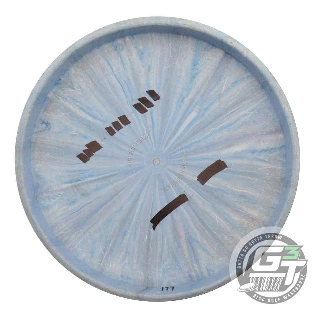 USED Latitude 64 Zero Medium Burst Spike 176g Blue Gold Foil Putter Golf Disc