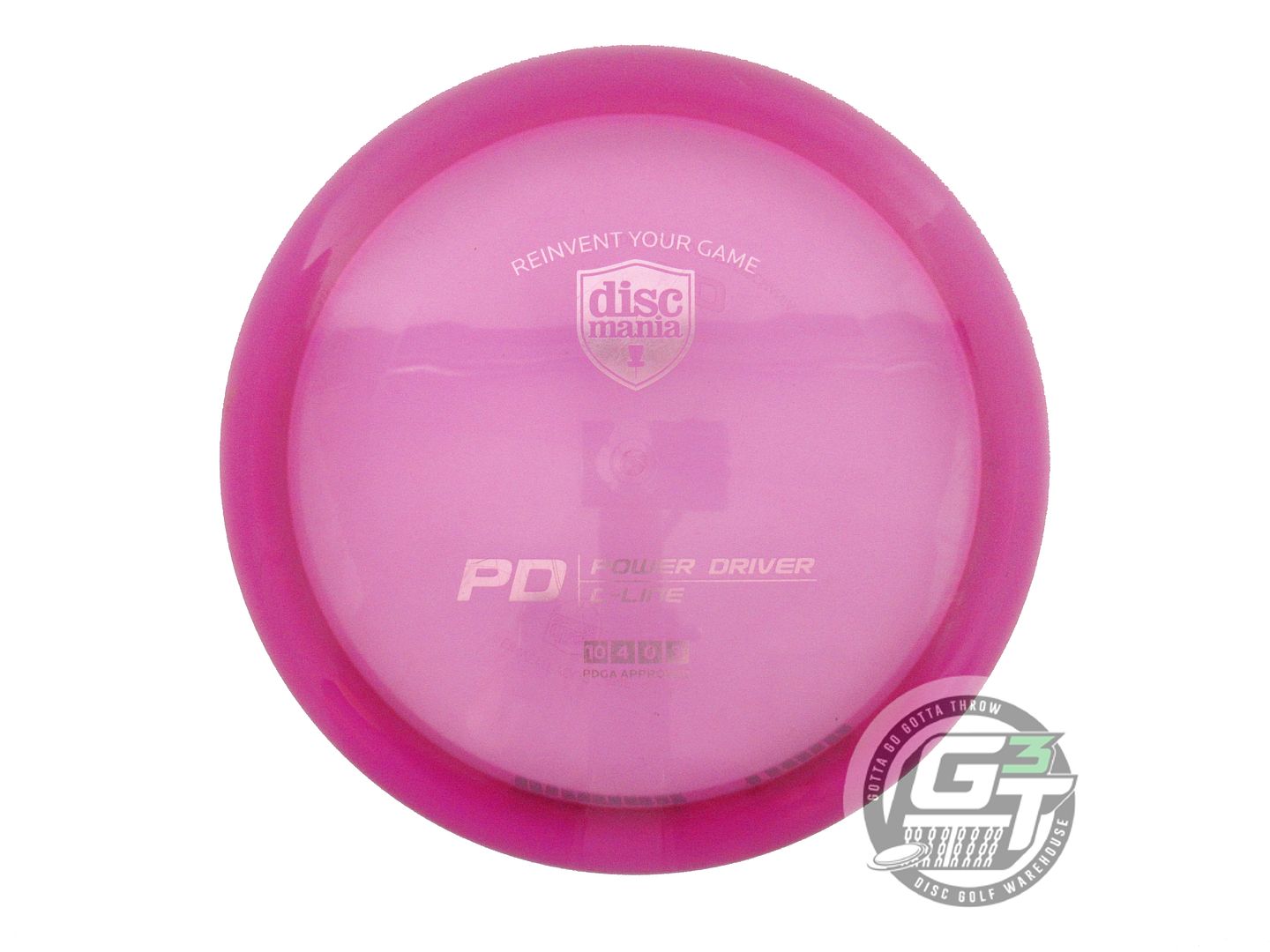 USED DiscMania C-Line PD 174g Magenta Pink Foil Distance Driver Golf Disc
