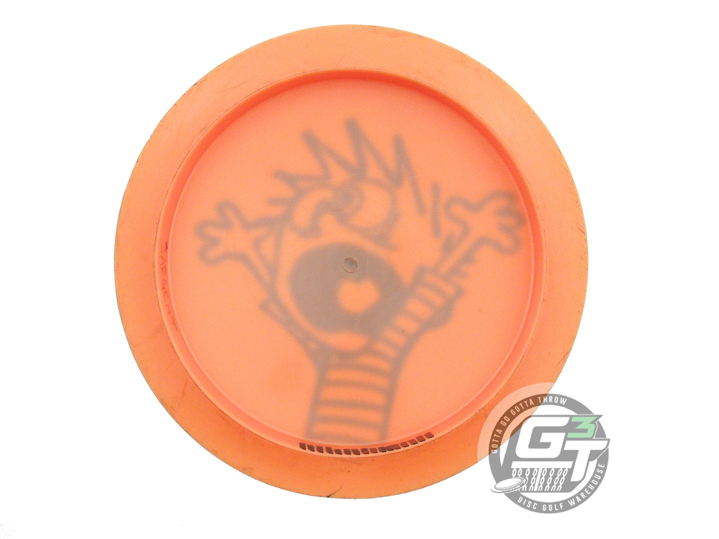 USED Dynamic Discs BioFuzion Enforcer 172g Orange HOME DYED Distance Driver Disc