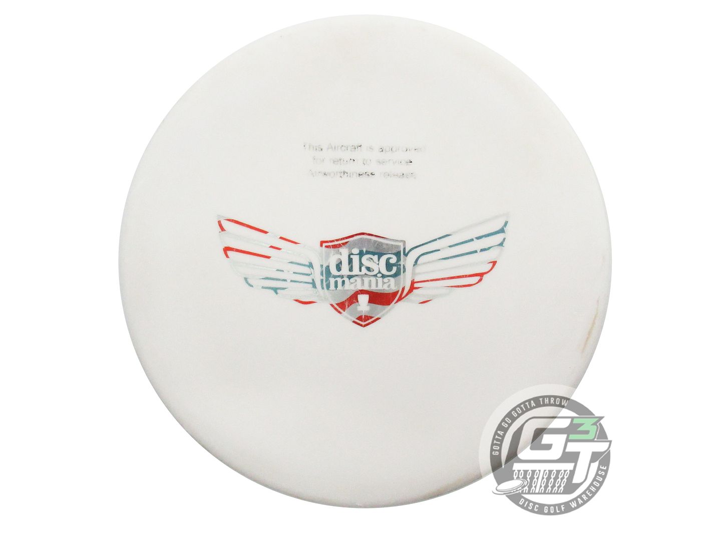 USED DiscMania WINGS EXO Soft Tactic 176g White Flag Foil Putter Golf Disc